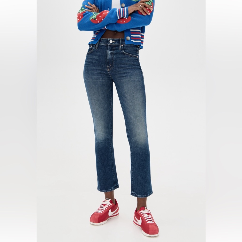 MOTHER Dark Blue Ankle Jeans - Picture 5 of 8